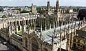Oxford; View from St. Mary's Church to All Souls College