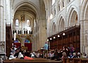 Buckfastleigh Church; Choir rehearsing Vivaldis Gloria and Mozarts Requiem